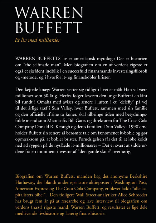 Warren Buffett - et liv med milliarder